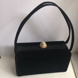 MM Vintage velvet evening bag